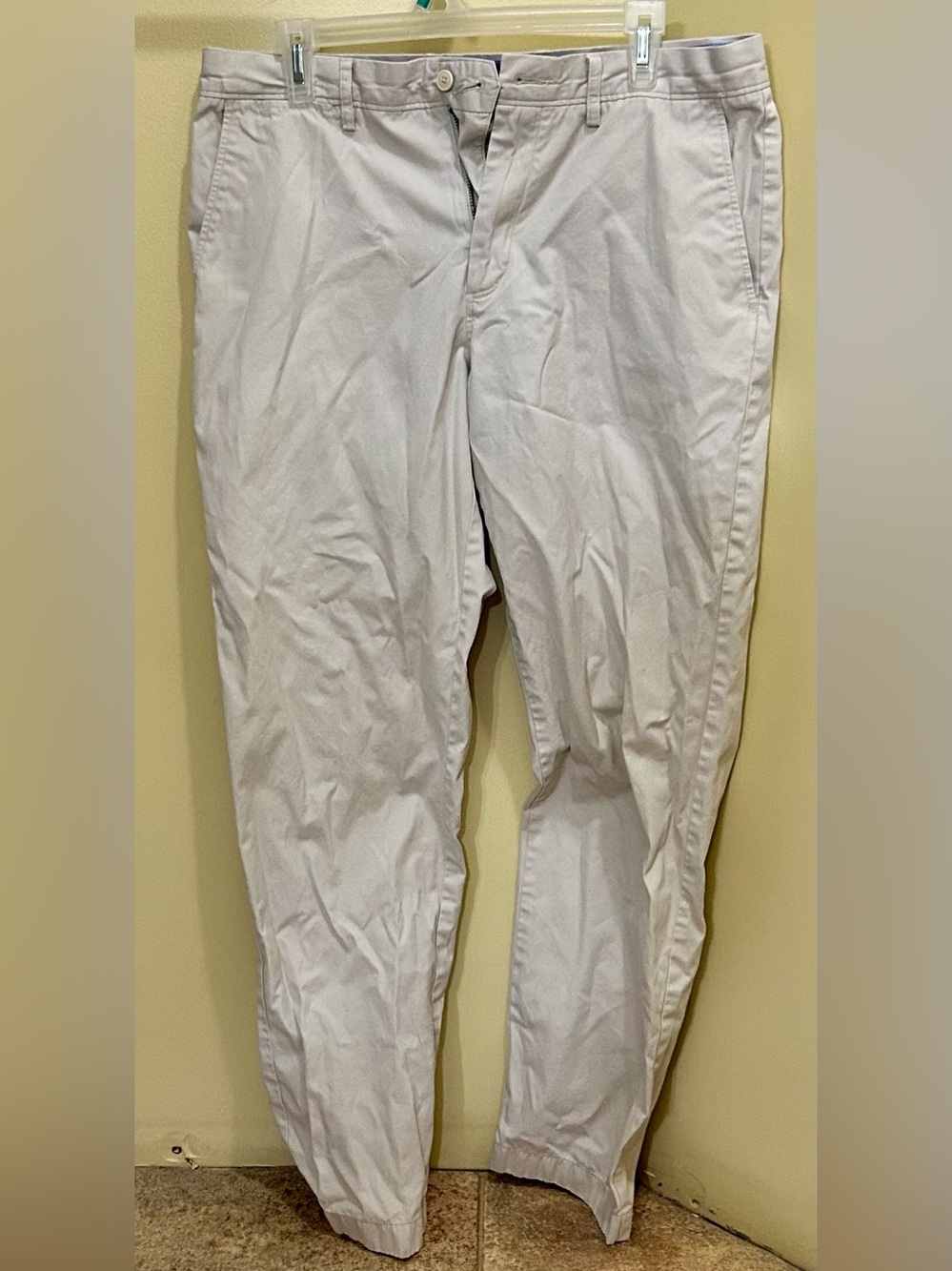 J. Crew White Men's Chino Pants - Classic Straight Fit